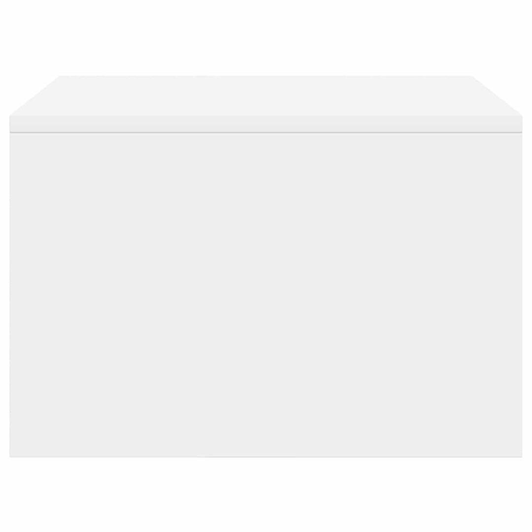 Væghængt skrivebord Hvid Konstrueret træ 60 x 45 x 30 cm