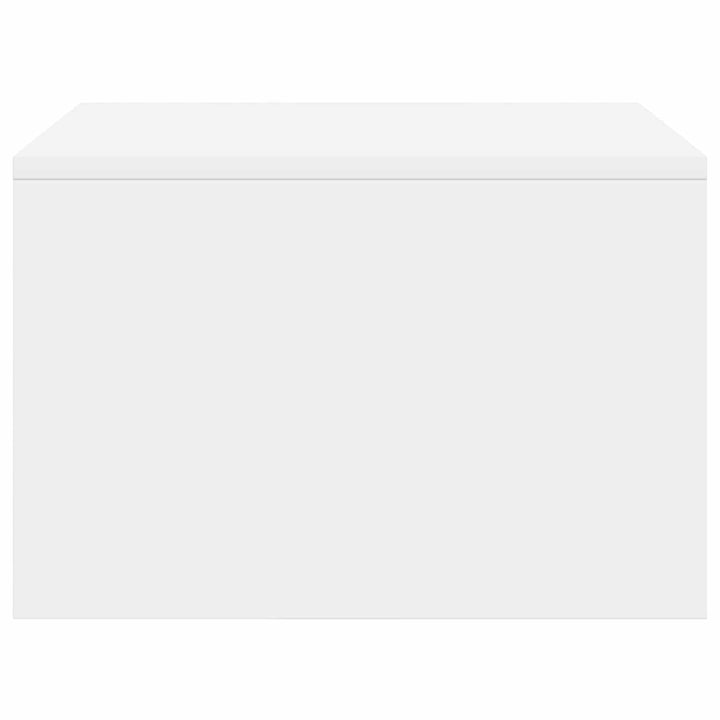 Væghængt skrivebord Hvid Konstrueret træ 60 x 45 x 30 cm