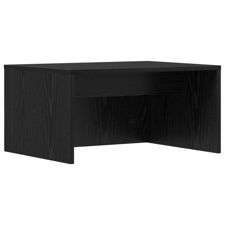 Væghængt skrivebord Sort eg Konstrueret træ 60 x 45 x 30 cm