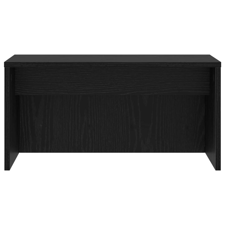Væghængt skrivebord Sort eg Konstrueret træ 60 x 45 x 30 cm