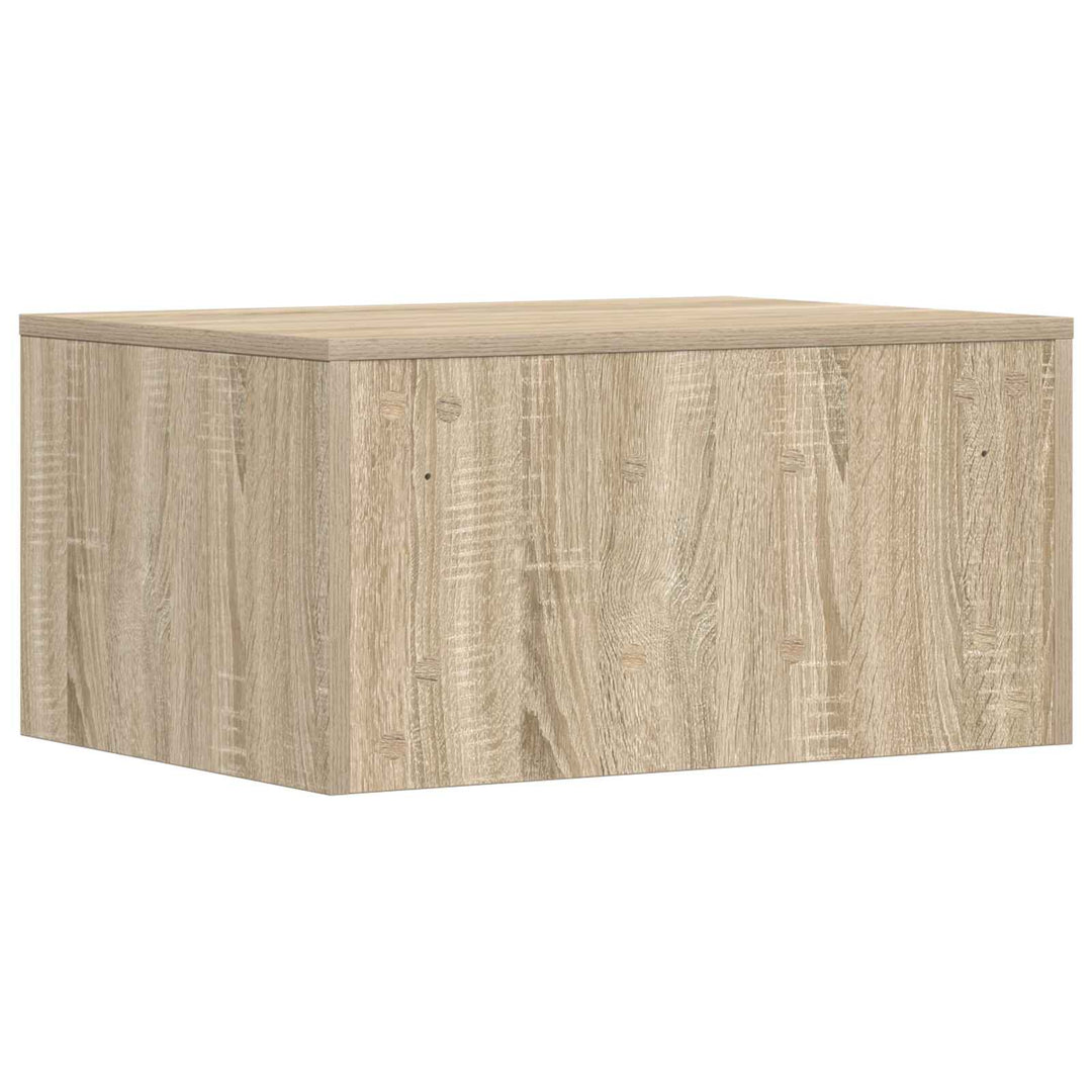 Væghængt skrivebord Sonoma eg 60 x 45 x 30 cm Konstrueret træ