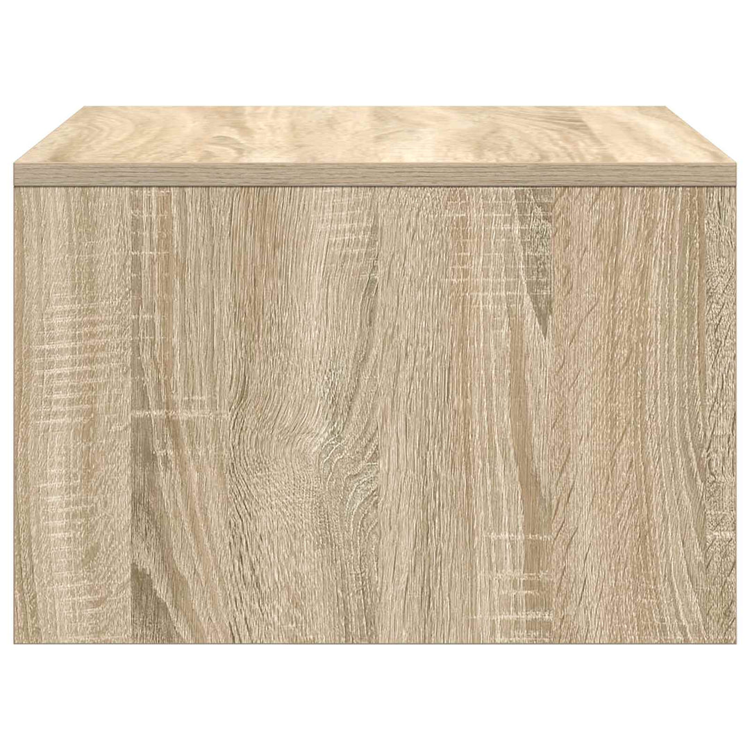 Væghængt skrivebord Sonoma eg 60 x 45 x 30 cm Konstrueret træ