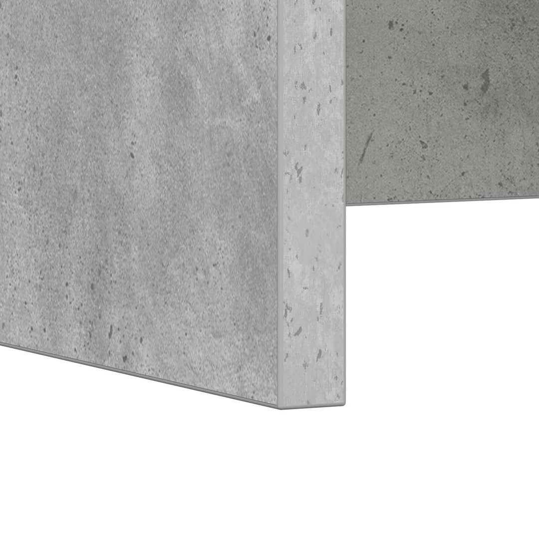 Væghængt skrivebord Beton Grå 60 x 45 x 30 cm Konstrueret træ