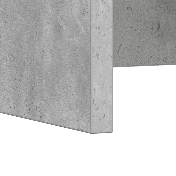 Væghængt skrivebord Beton Grå 60 x 45 x 30 cm Konstrueret træ