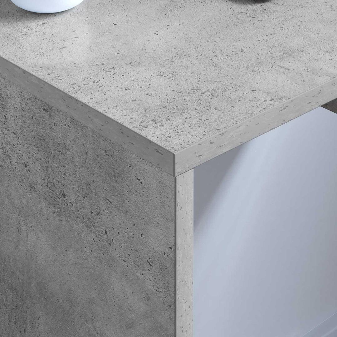Væghængt skrivebord Beton Grå 60 x 45 x 30 cm Konstrueret træ