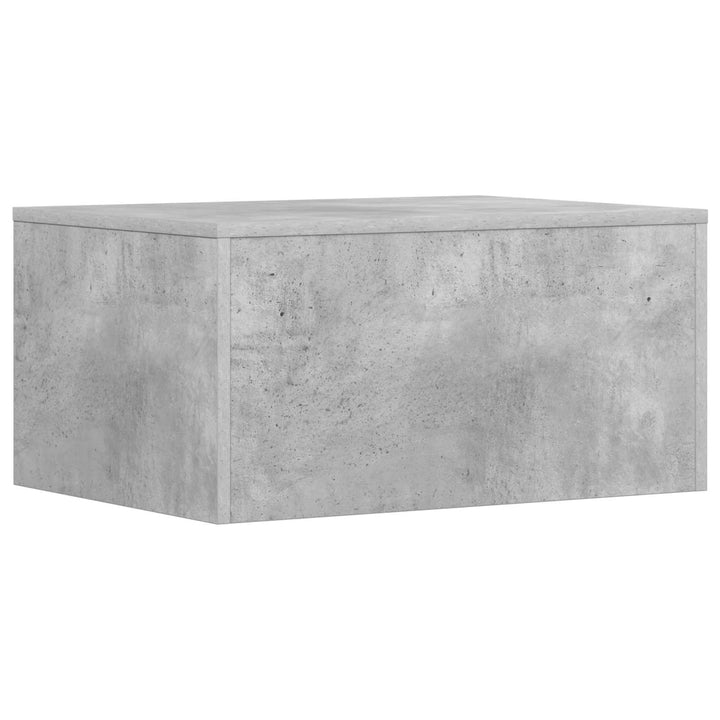 Væghængt skrivebord Beton Grå 60 x 45 x 30 cm Konstrueret træ