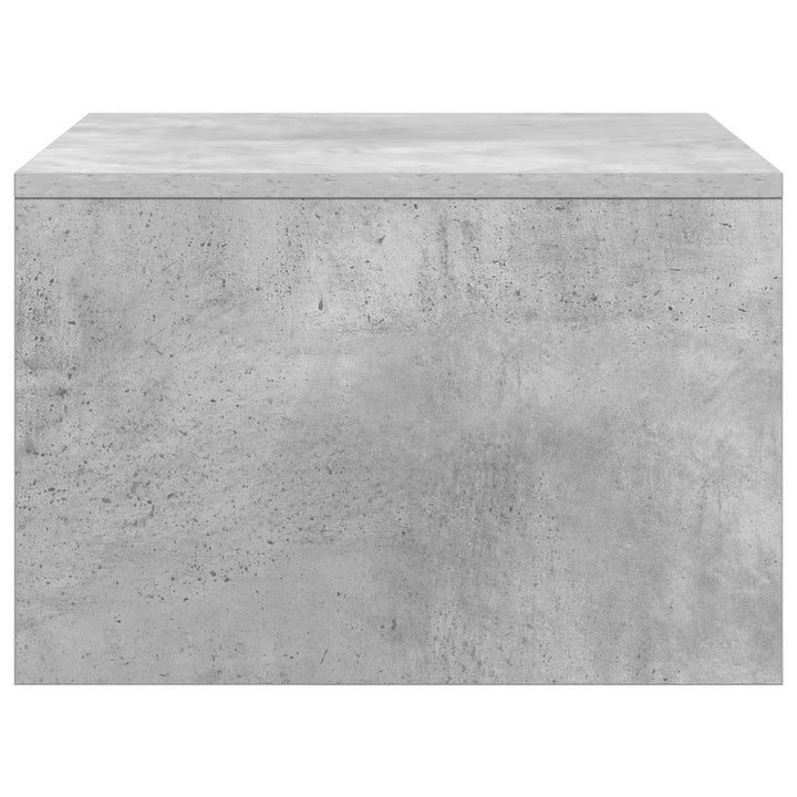 Væghængt skrivebord Beton Grå 60 x 45 x 30 cm Konstrueret træ