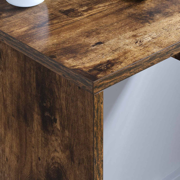 Væghængt skrivebord Røget eg 60 x 45 x 30 cm Konstrueret træ