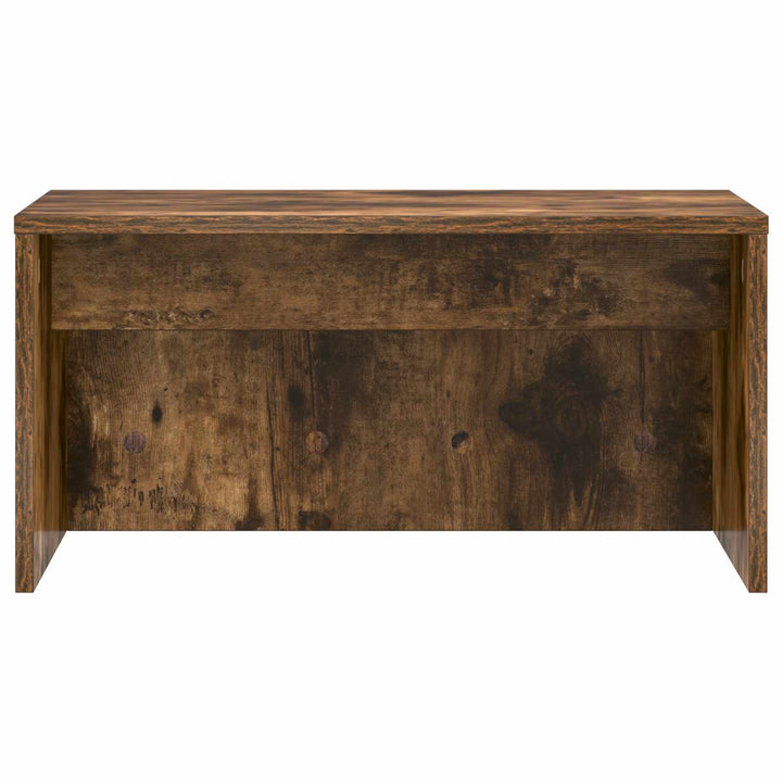 Væghængt skrivebord Røget eg 60 x 45 x 30 cm Konstrueret træ