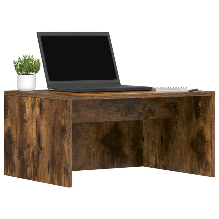 Væghængt skrivebord Røget eg 60 x 45 x 30 cm Konstrueret træ