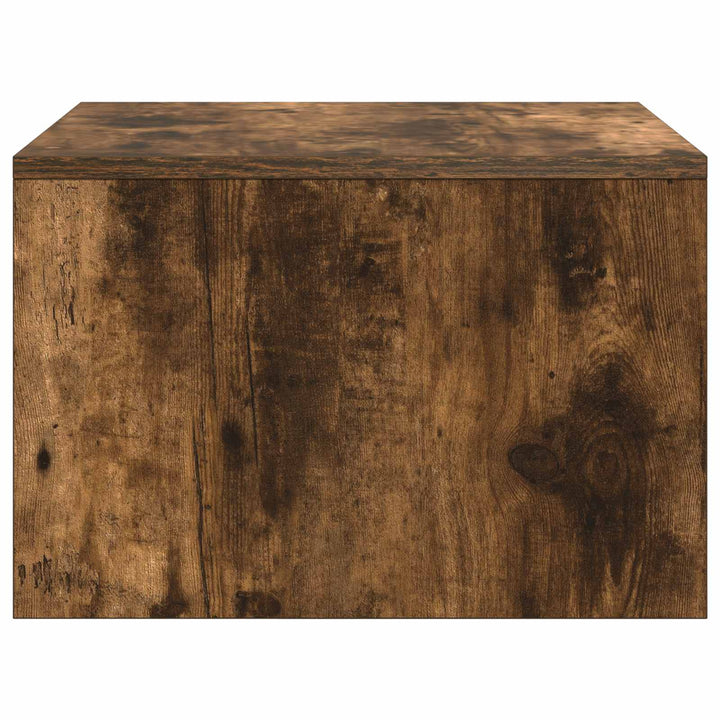 Væghængt skrivebord Røget eg 60 x 45 x 30 cm Konstrueret træ