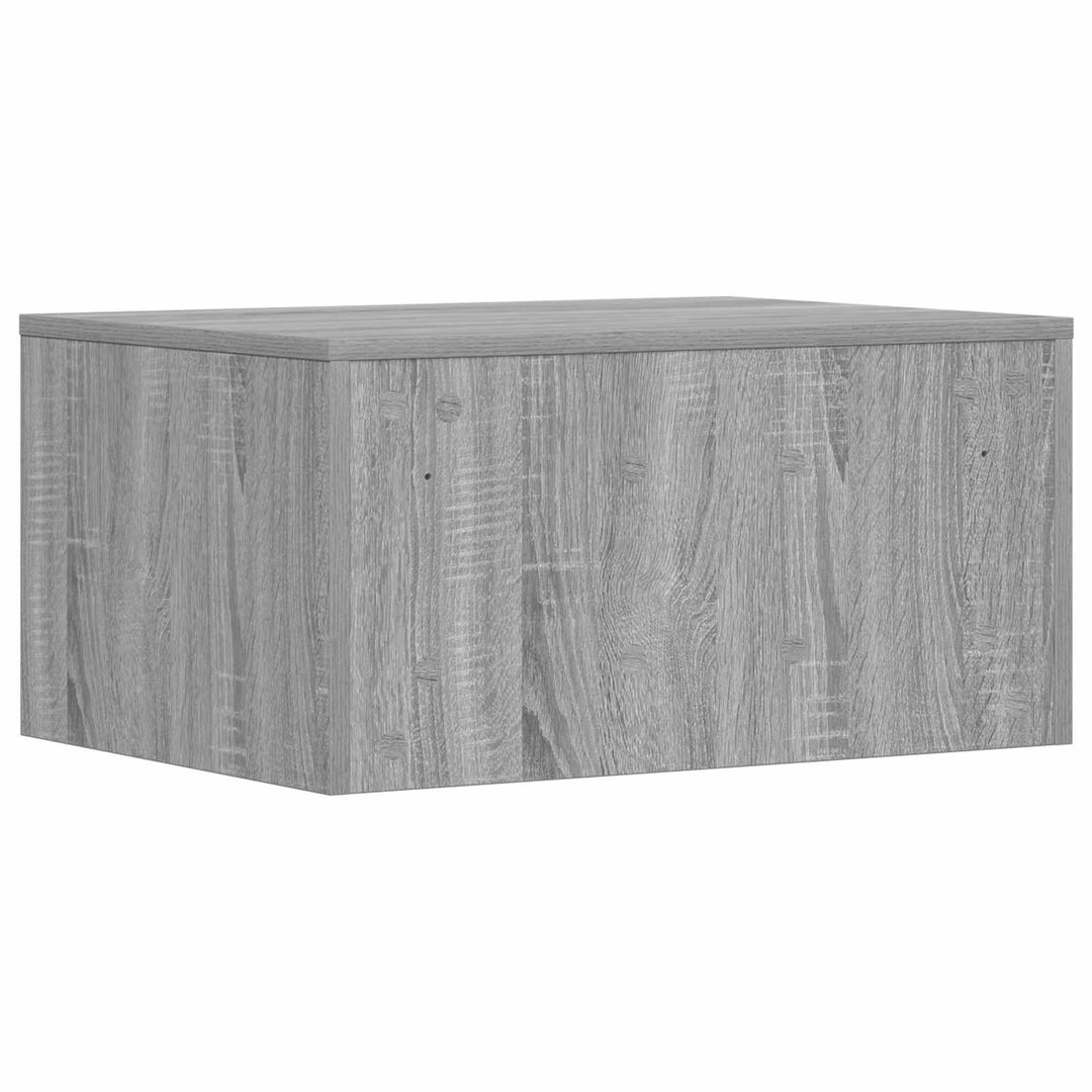 Væghængt skrivebord Grå Sonoma Konstrueret træ 60 x 45 x 30 cm