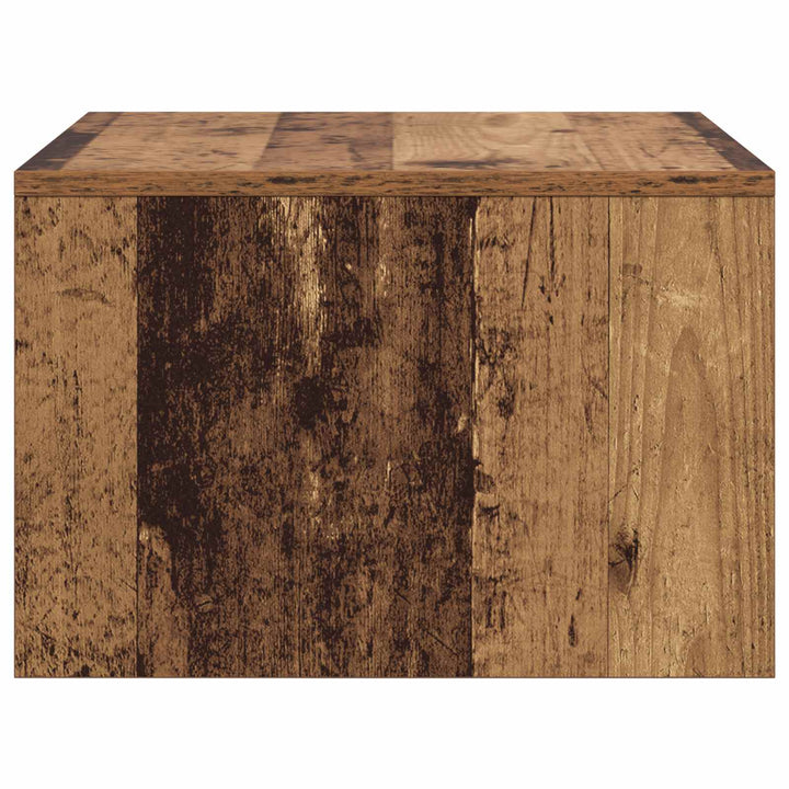 Væghængt skrivebord Gammelt træ 60 x 45 x 30 cm Konstrueret træ