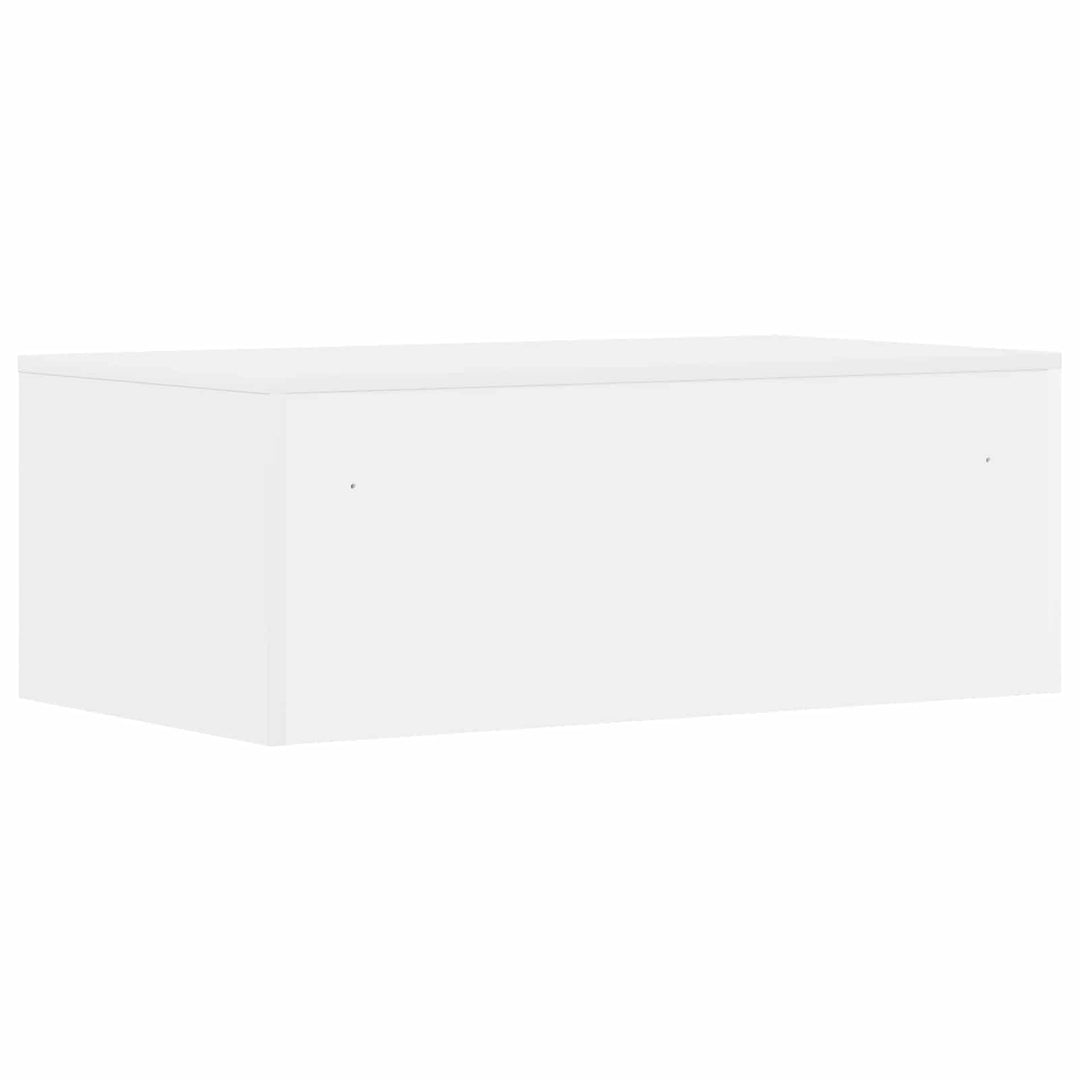Væghængt skrivebord Hvid 80 x 45 x 30 cm Konstrueret træ