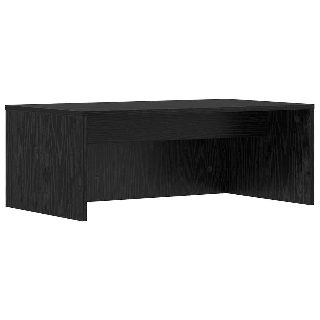 Væghængt skrivebord Sort eg 80 x 45 x 30 cm Konstrueret træ