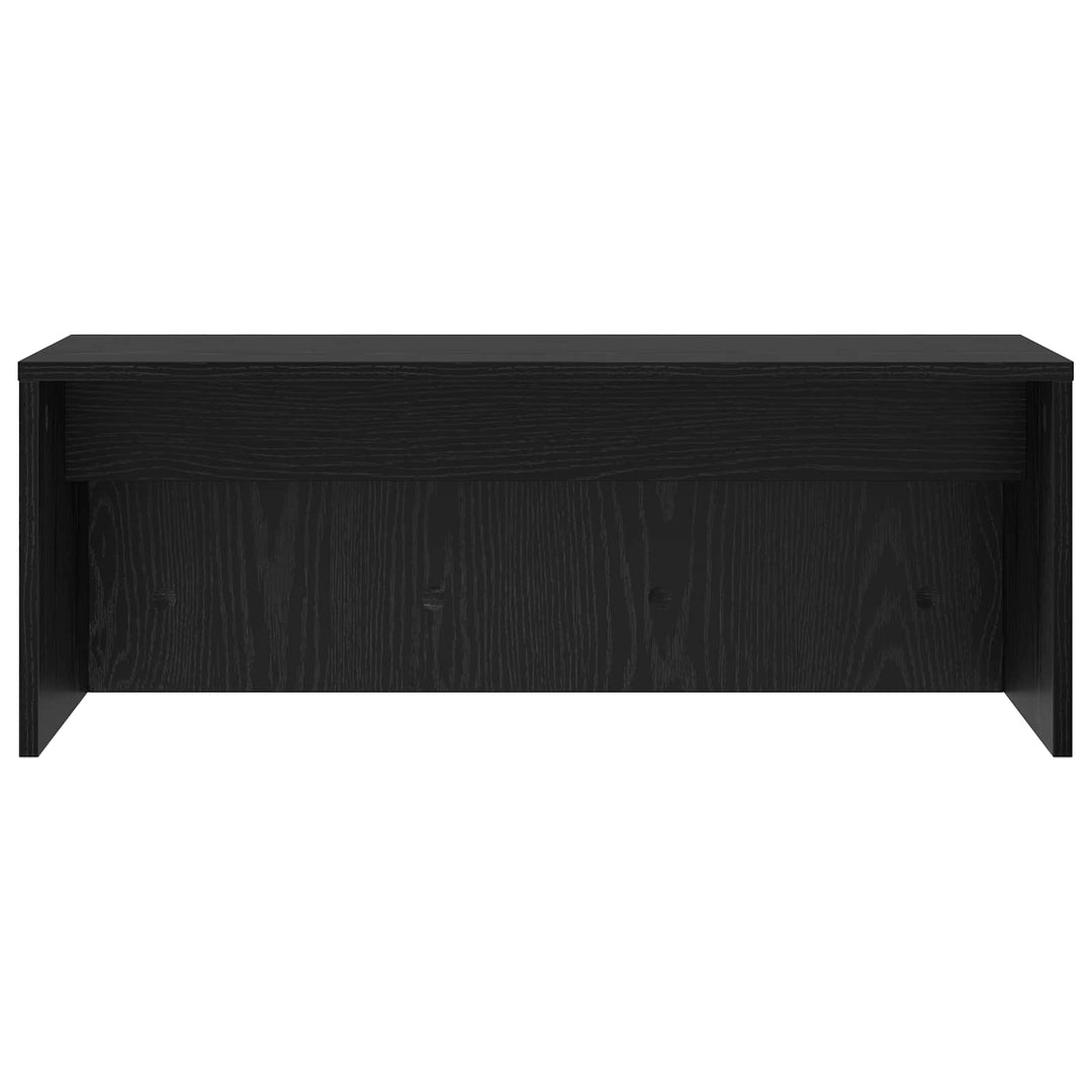 Væghængt skrivebord Sort eg Konstrueret træ 80 x 45 x 30 cm