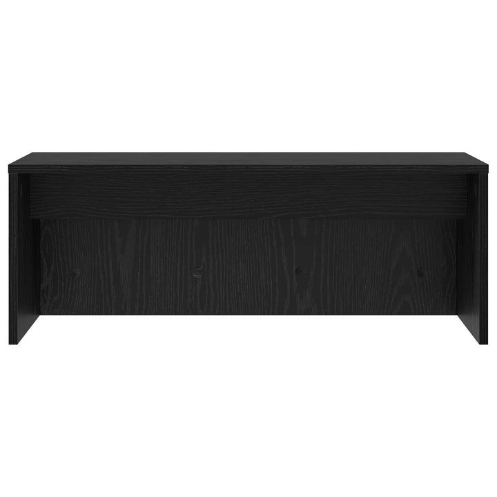 Væghængt skrivebord Sort eg Konstrueret træ 80 x 45 x 30 cm