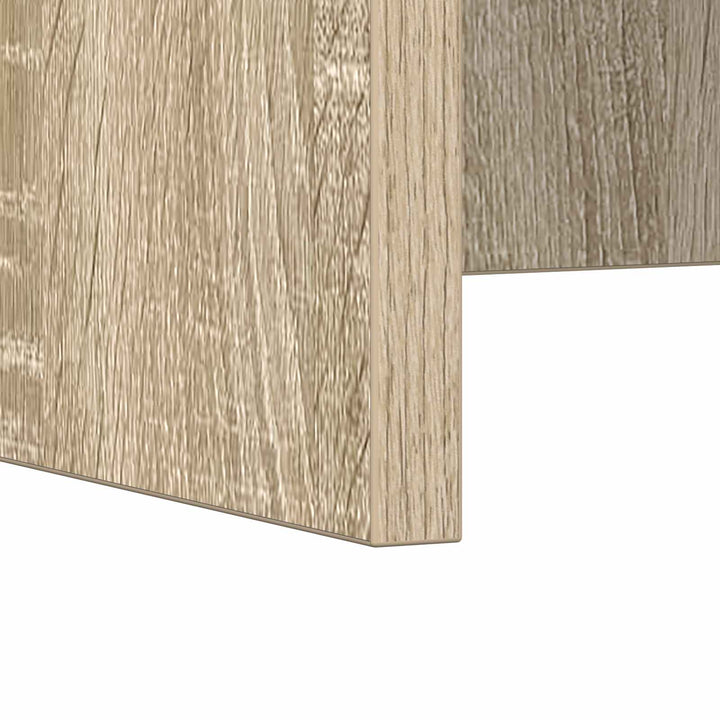 Væghængt skrivebord Sonoma eg 80 x 45 x 30 cm Konstrueret træ