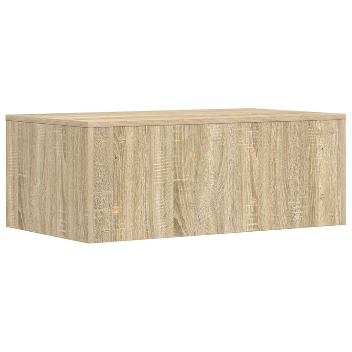 Væghængt skrivebord Sonoma eg 80 x 45 x 30 cm Konstrueret træ