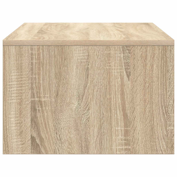Væghængt skrivebord Sonoma eg 80 x 45 x 30 cm Konstrueret træ