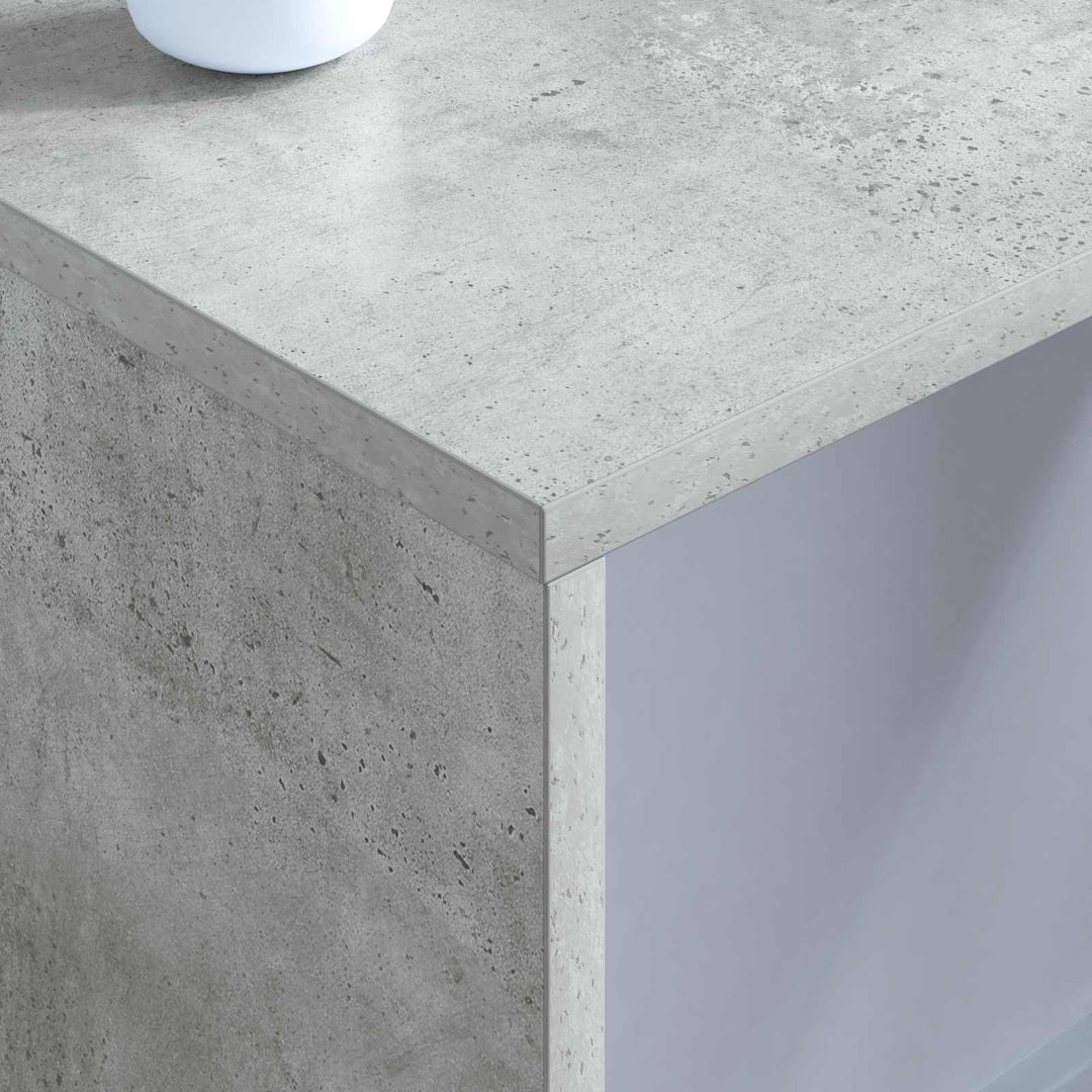 Væghængt skrivebord Beton Grå 80 x 45 x 30 cm Konstrueret træ