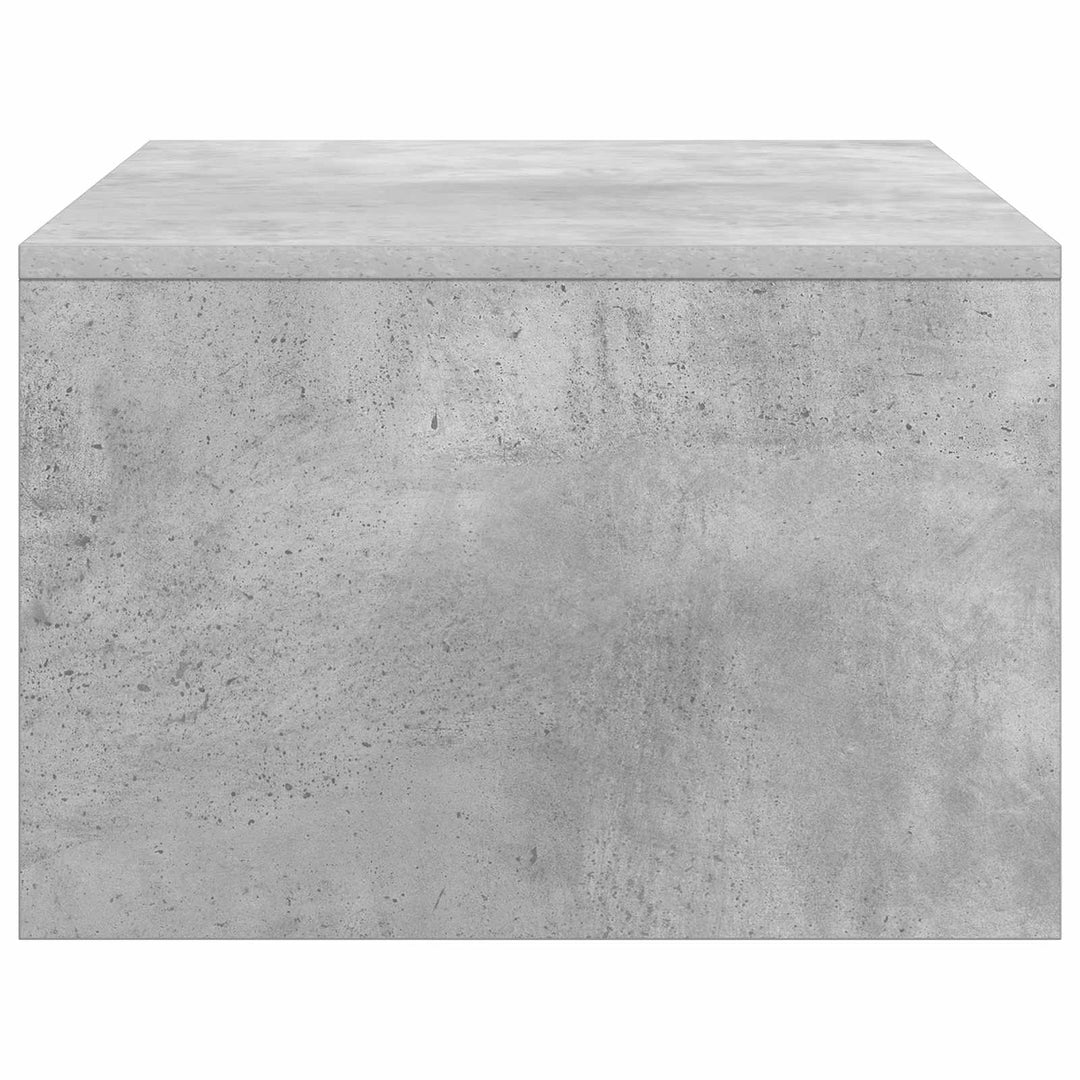 Væghængt skrivebord Beton Grå 80 x 45 x 30 cm Konstrueret træ