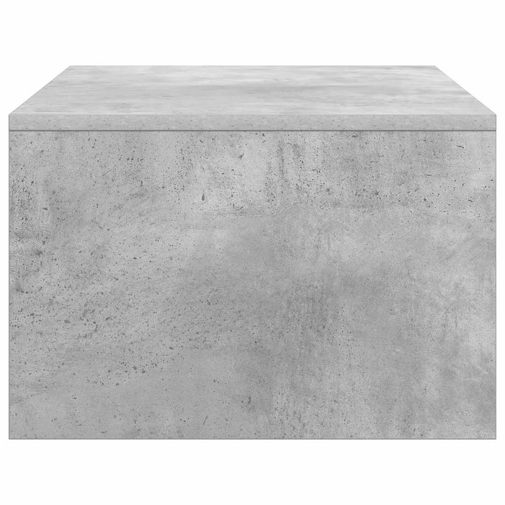 Væghængt skrivebord Beton Grå 80 x 45 x 30 cm Konstrueret træ