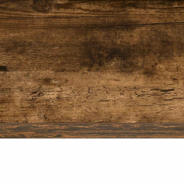 Væghængt skrivebord Røget eg 80 x 45 x 30 cm Konstrueret træ