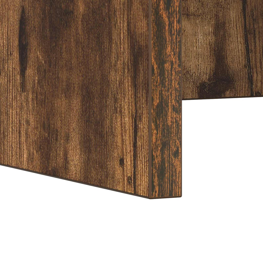 Væghængt skrivebord Røget eg 80 x 45 x 30 cm Konstrueret træ