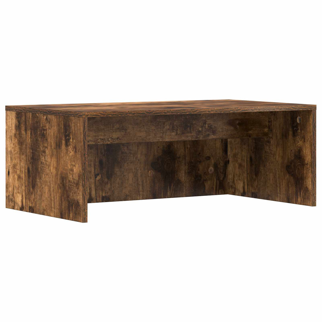 Væghængt skrivebord Røget eg 80 x 45 x 30 cm Konstrueret træ