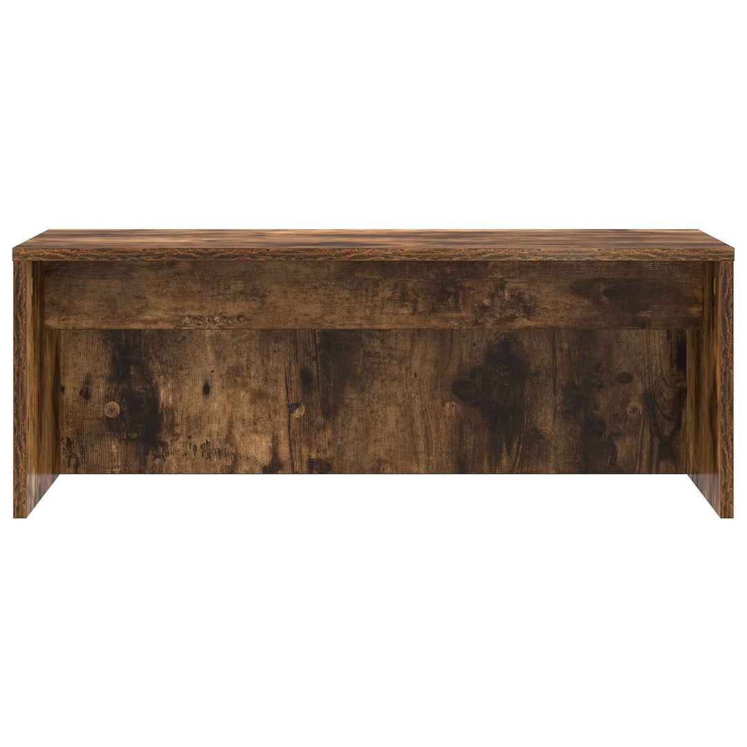 Væghængt skrivebord Røget eg 80 x 45 x 30 cm Konstrueret træ