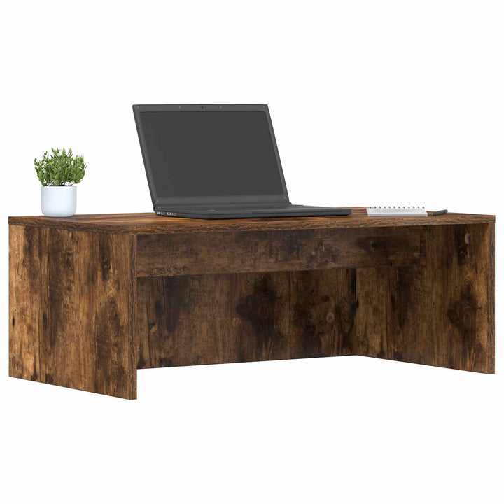 Væghængt skrivebord Røget eg 80 x 45 x 30 cm Konstrueret træ