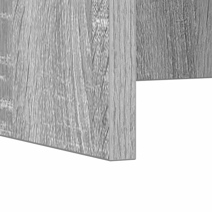 Væghængt skrivebord Grå Sonoma 80 x 45 x 30 cm Konstrueret træ