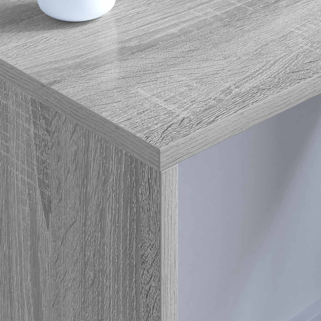 Væghængt skrivebord Grå Sonoma 80 x 45 x 30 cm Konstrueret træ