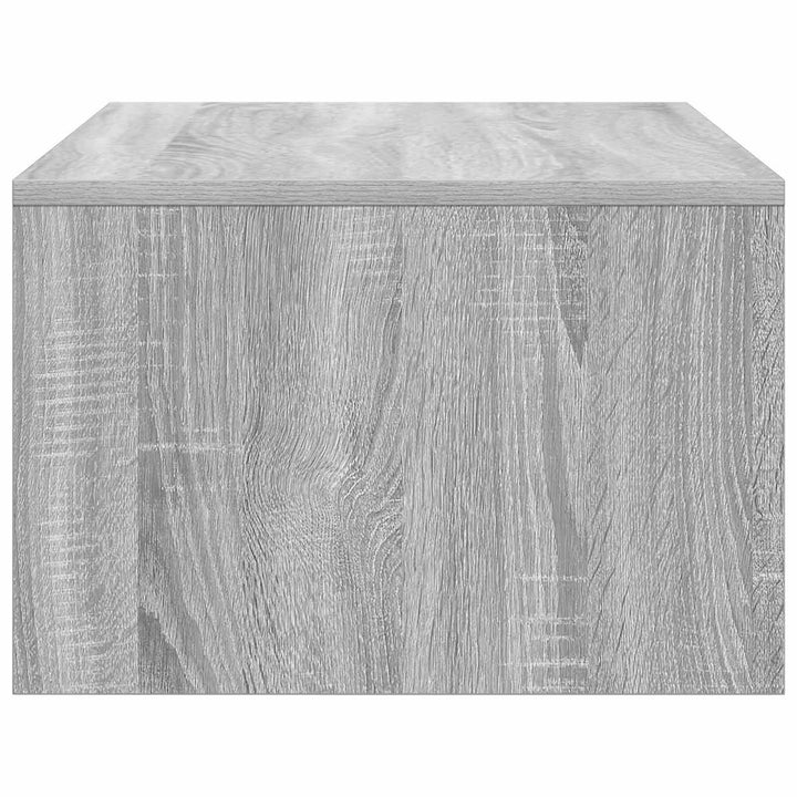 Væghængt skrivebord Grå Sonoma 80 x 45 x 30 cm Konstrueret træ