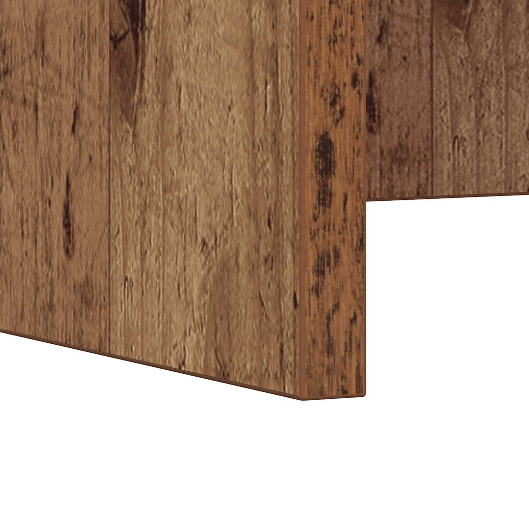 Væghængt skrivebord Gammelt træ 80 x 45 x 30 cm Konstrueret træ