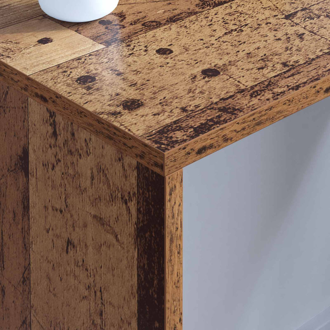 Væghængt skrivebord Gammelt træ 80 x 45 x 30 cm Konstrueret træ