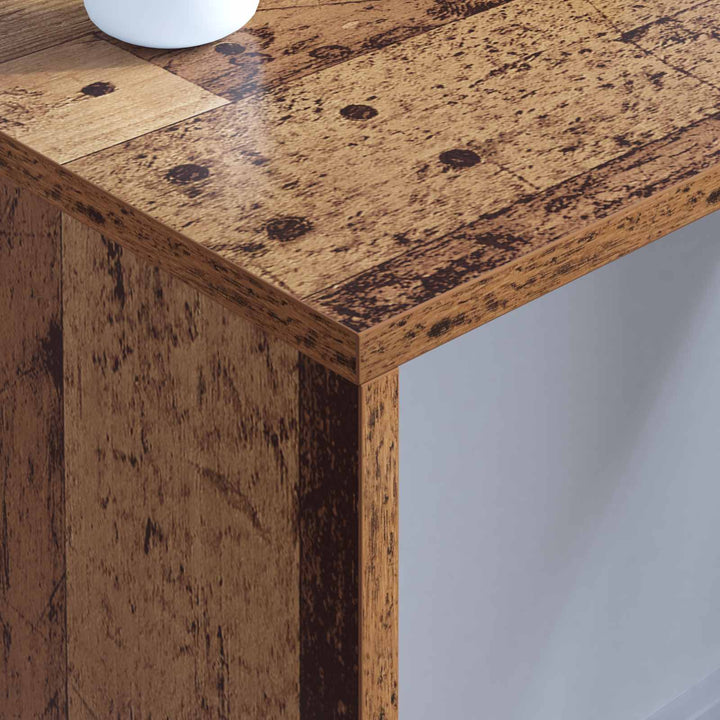Væghængt skrivebord Gammelt træ 80 x 45 x 30 cm Konstrueret træ