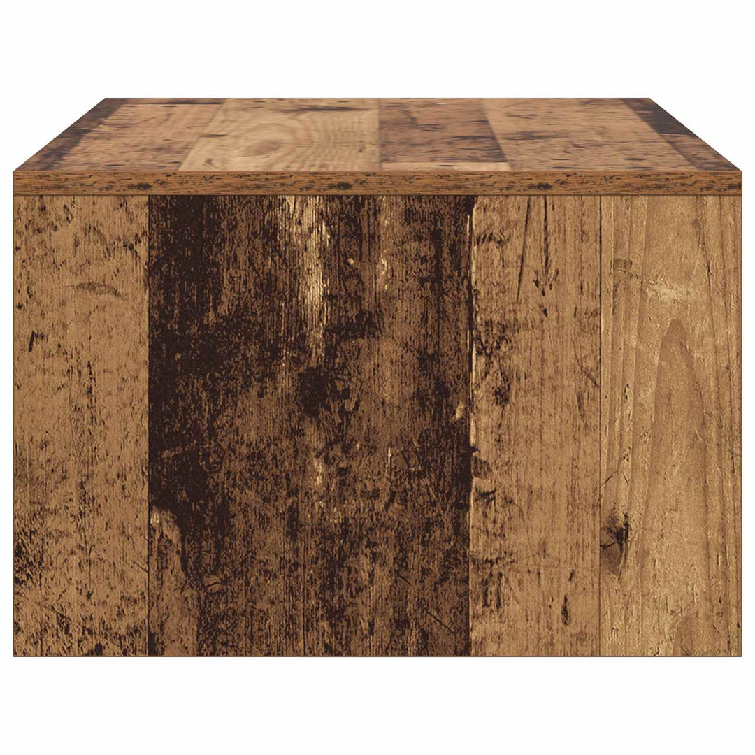 Væghængt skrivebord Gammelt træ 80 x 45 x 30 cm Konstrueret træ