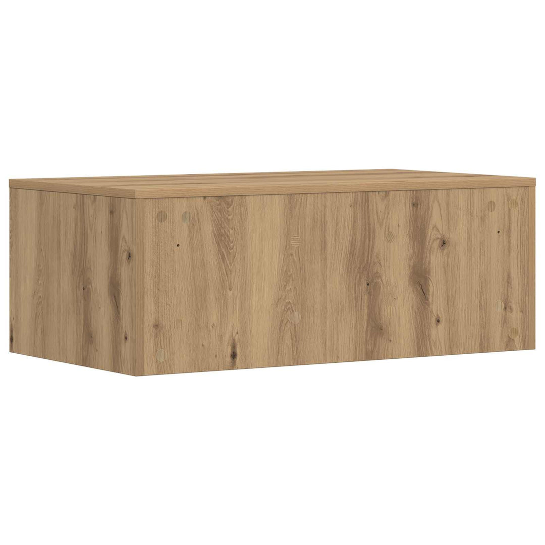 Væghængt skrivebord Vægmonteret Artisan Egetræ 80 x 45 x 30 cm