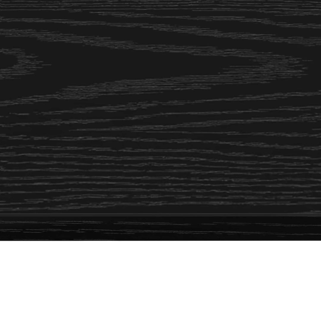 Væghængt skrivebord Sort eg Konstrueret træ 100 x 45 x 30 cm