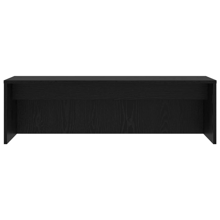 Væghængt skrivebord Sort eg Konstrueret træ 100 x 45 x 30 cm