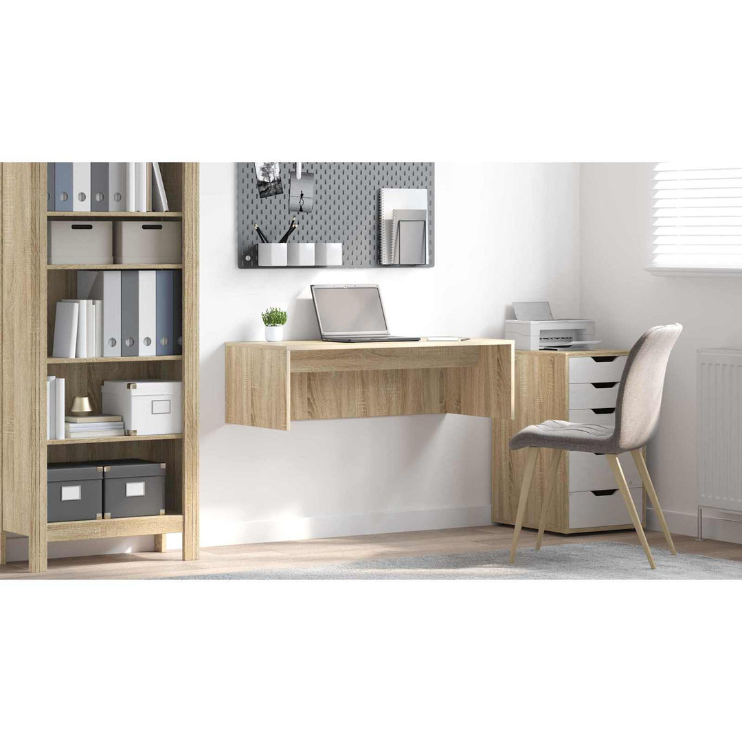 Væghængt skrivebord Sonoma eg 100 x 45 x 30 cm Konstrueret træ