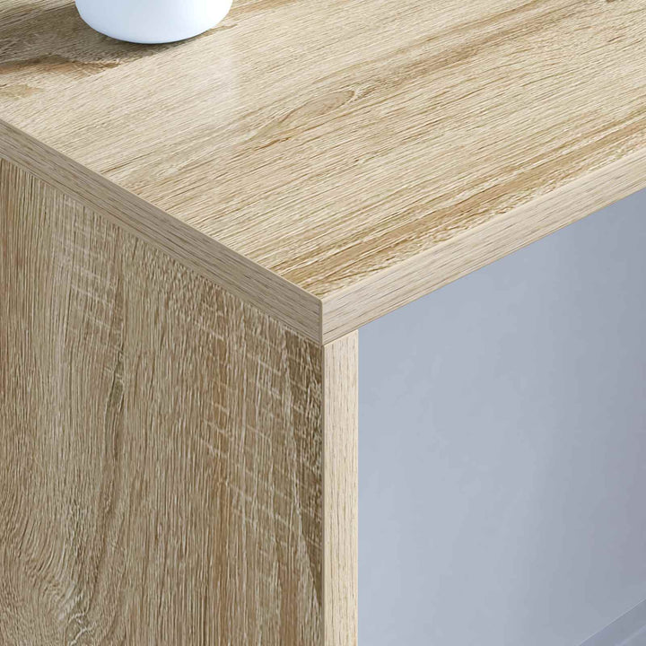 Væghængt skrivebord Sonoma eg 100 x 45 x 30 cm Konstrueret træ