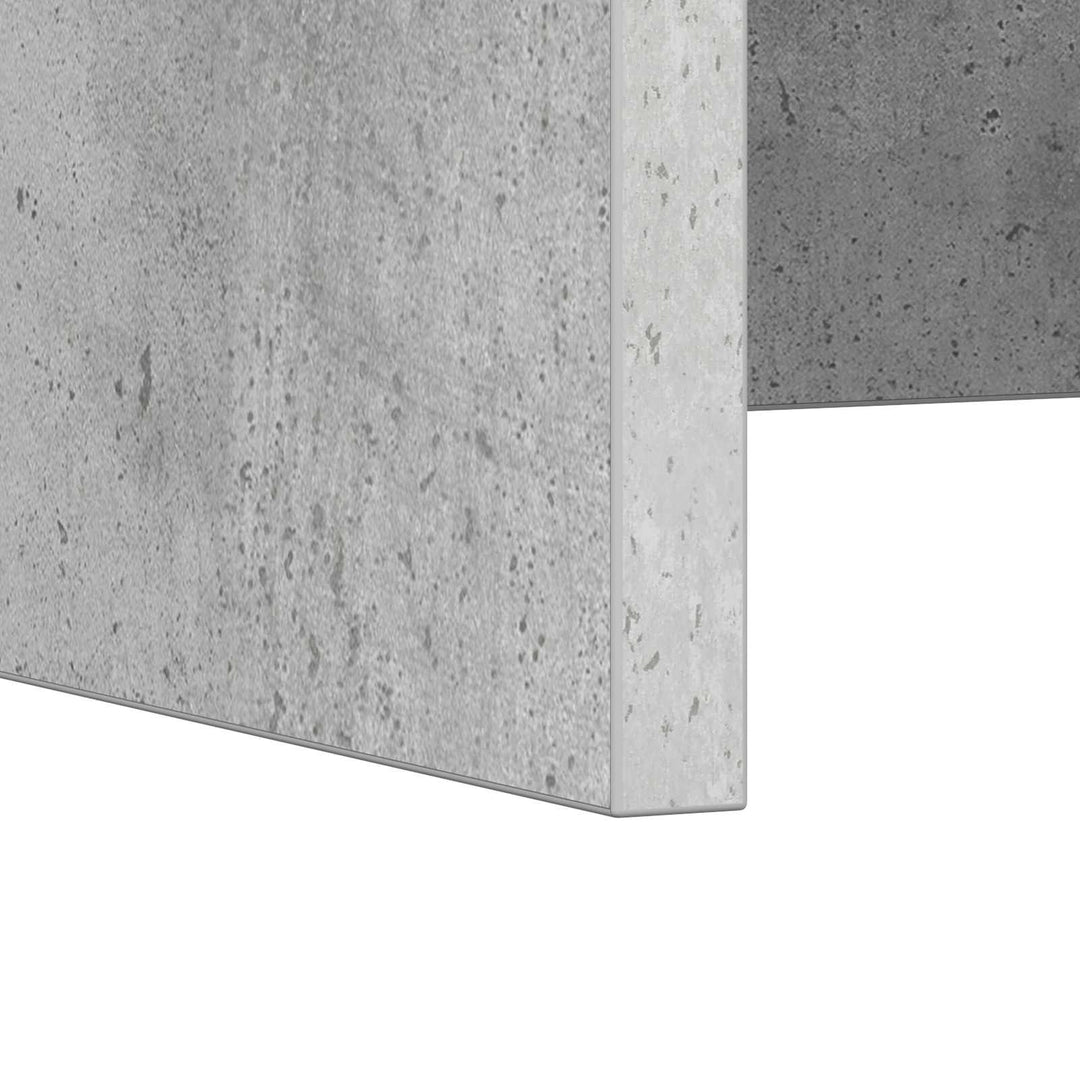 Væghængt skrivebord Beton Grå 100 x 45 x 30 cm Konstrueret træ