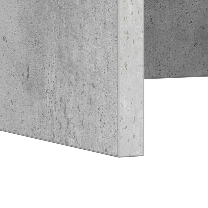 Væghængt skrivebord Beton Grå 100 x 45 x 30 cm Konstrueret træ