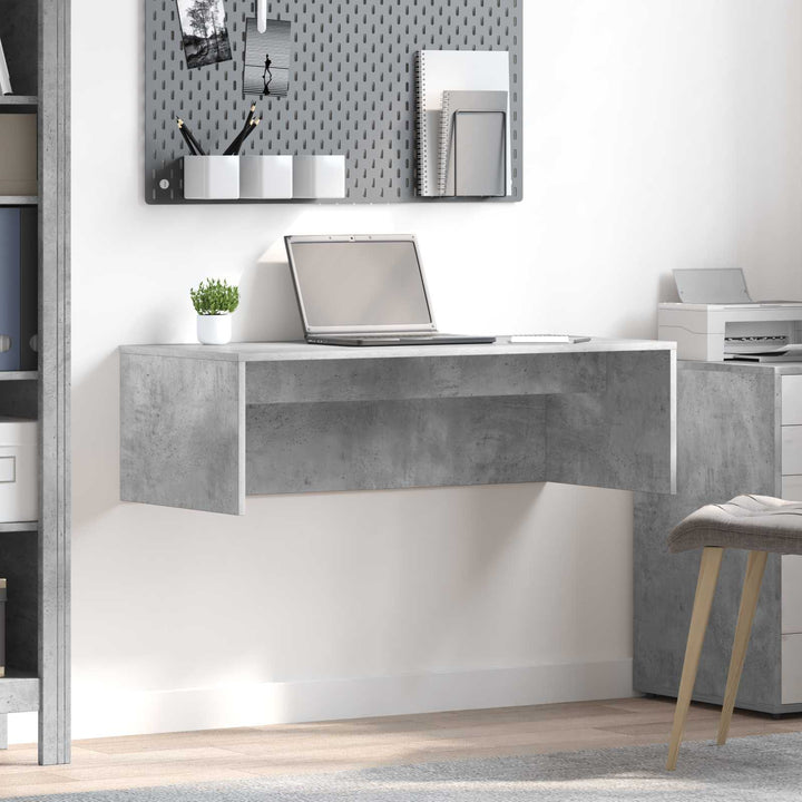 Væghængt skrivebord Beton Grå 100 x 45 x 30 cm Konstrueret træ