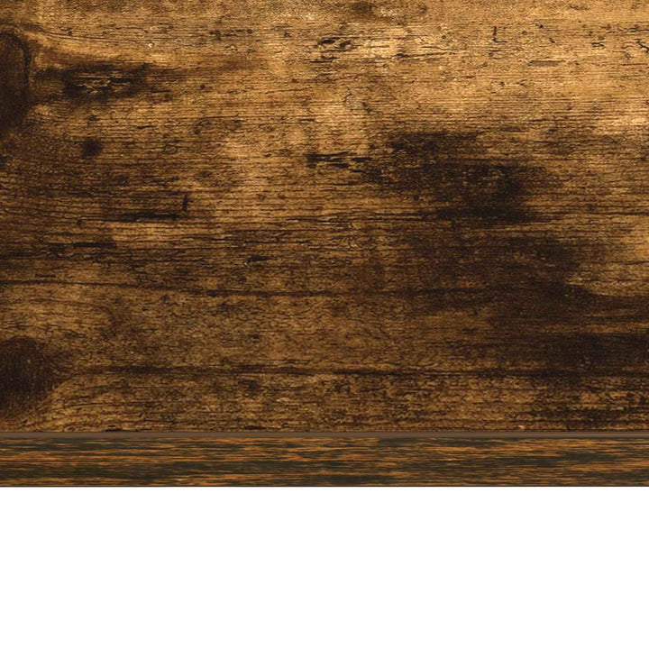 Væghængt skrivebord Røget eg Konstrueret træ 100 x 45 x 30 cm