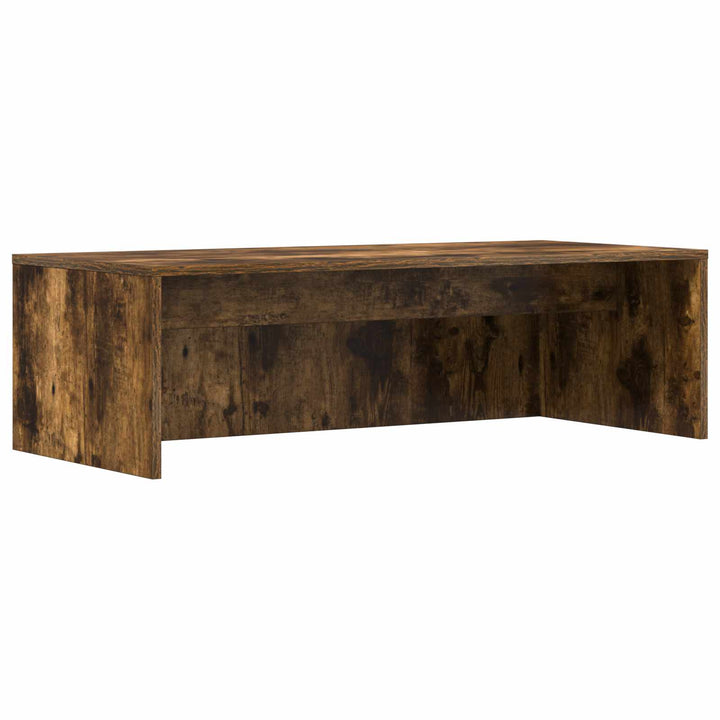 Væghængt skrivebord Røget eg Konstrueret træ 100 x 45 x 30 cm