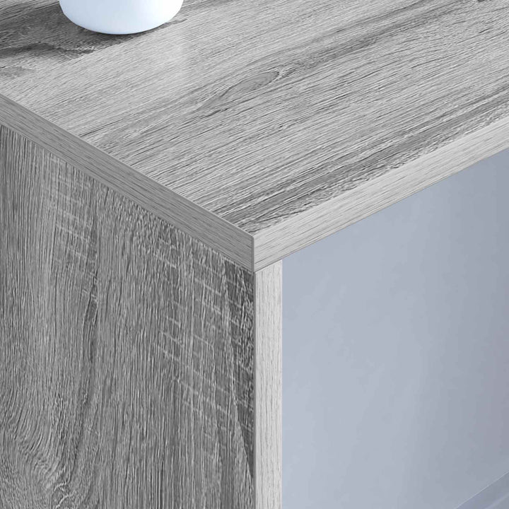 Væghængt skrivebord Grå Sonoma 100 x 45 x 30 cm Konstrueret træ